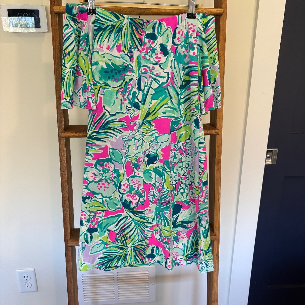 LiLLY PULITZER STRAPLESS SHIFT DRESS